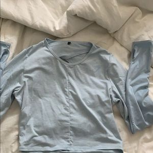 🌙 SOLD🌙Gymshark Blue Nikki Blackketter Crop